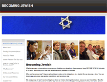 Tablet Screenshot of becomingjewish.net